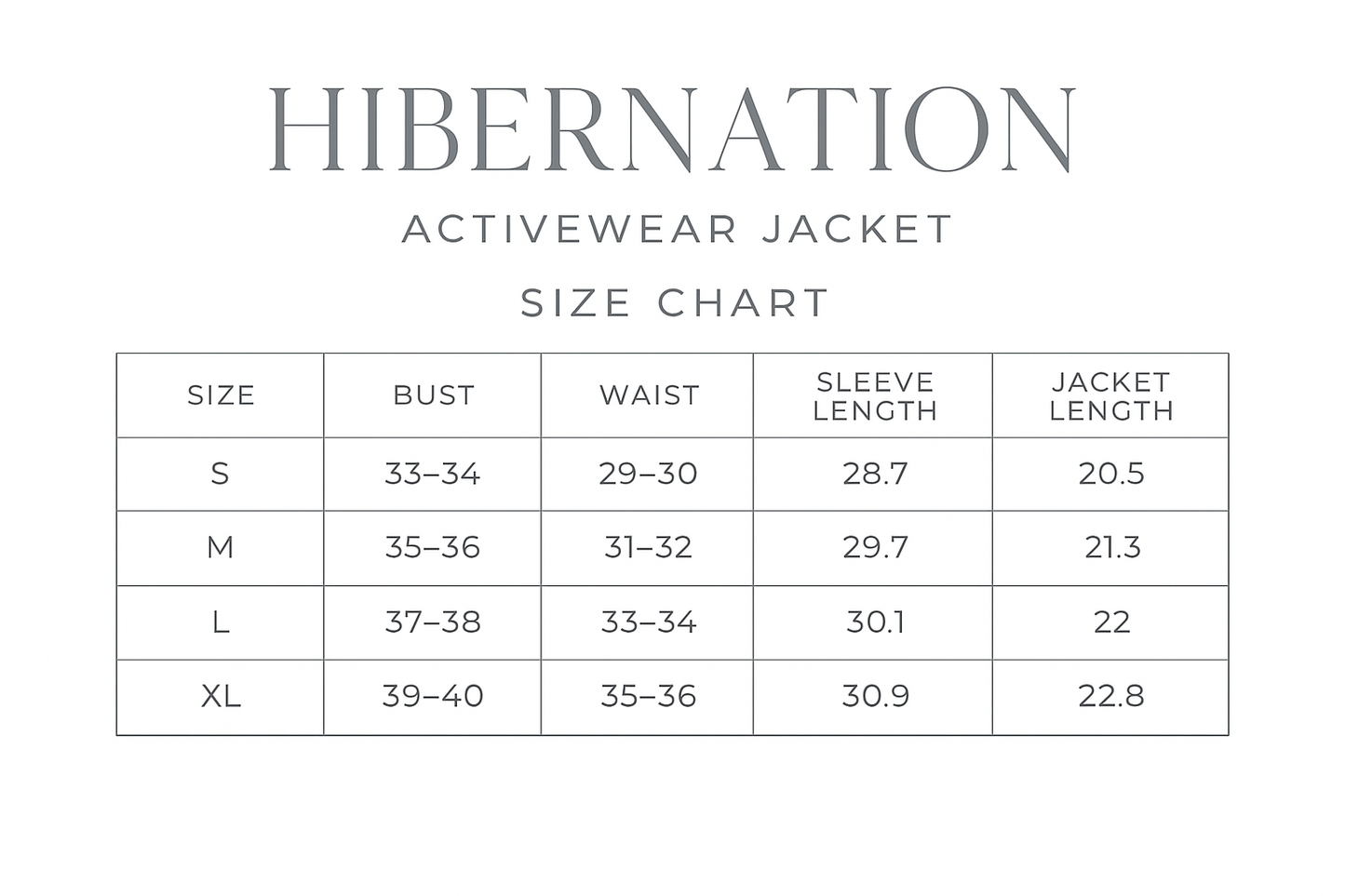 Hibernation Activewear Jacket - Snowflake